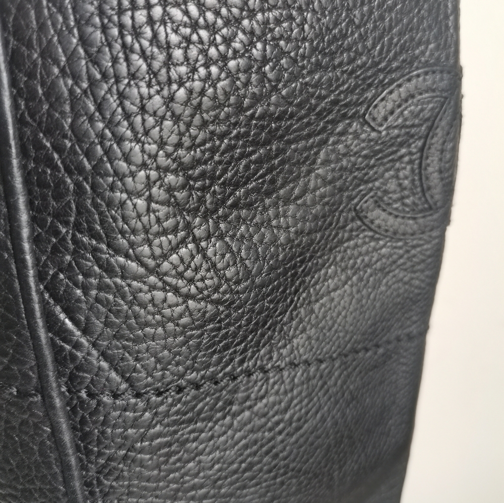CHANEL BLACK LEATHER RIDING KNEE BOOTS - Picture 9 of 13